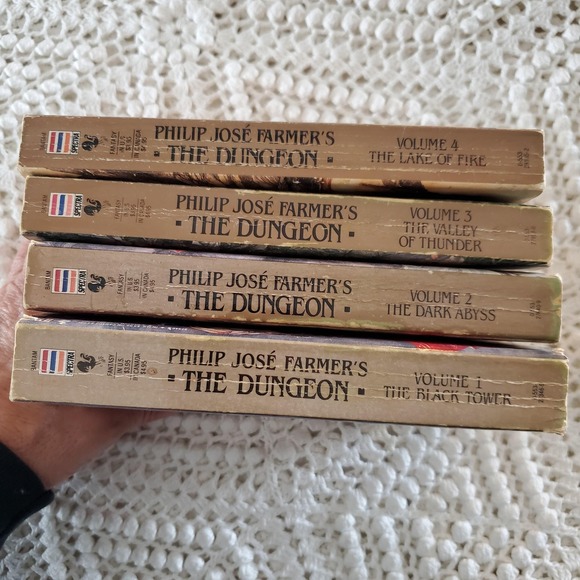 Vintage‎ The Dungeon Vol 1-4 Philip José Farmer Fantasy Paperbacks Set Bantam - Picture 7 of 9